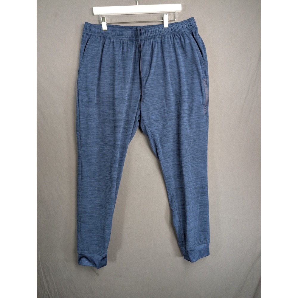 Tommy Bahama IslandActive Mens Blue Space Dye Jogger Pants XXL ST124435